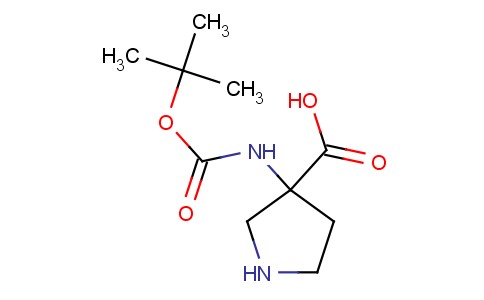3-(T-BUTOXYCARBONYL)AMINOPYRROLIDINE-3-CARBOXYLIC ACID